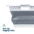 Foldaway Laundry Basket- Grey